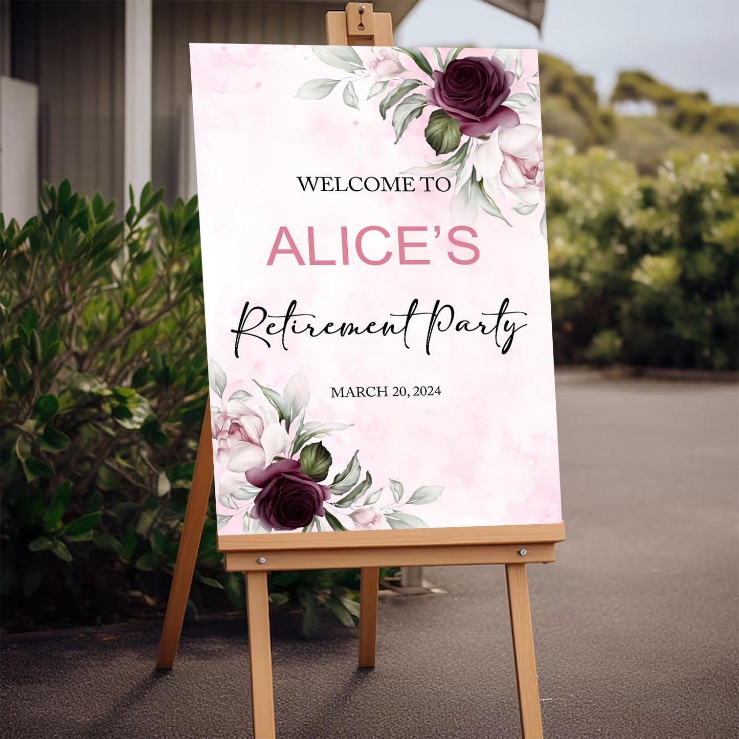 Purple Retirement Party Welcome Sign, Editable Retirement Party Welcome Sign, Retirement Luncheon Welcome Sign, Retirement Welcome Sign, Retirement Celebration Party Welcome Sign