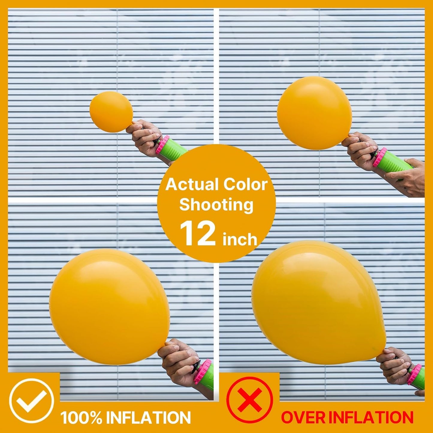 PartyWoo Mustard Yellow Balloons 101 pcs 12 Inch Fall Color Yellow Latex Helium Balloons for Graduation Thanksgiving Baby Shower Little Cutie Birthday Party Decorations Yellow-F57