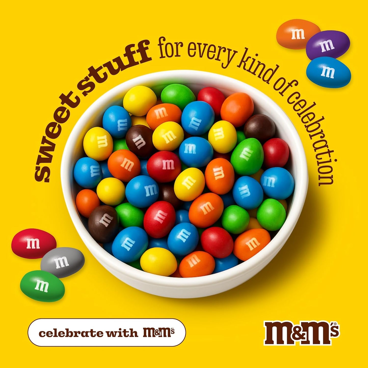 M&M’S WORLD Peanut Pink Chocolate Candy - 2lbs of Bulk Candy in Resealable Pack for Candy Buffet,Birthday Parties,Theme Meetings,Candy Bar,Sweet Stuff for DIY Party Favors or Edible Decoration
