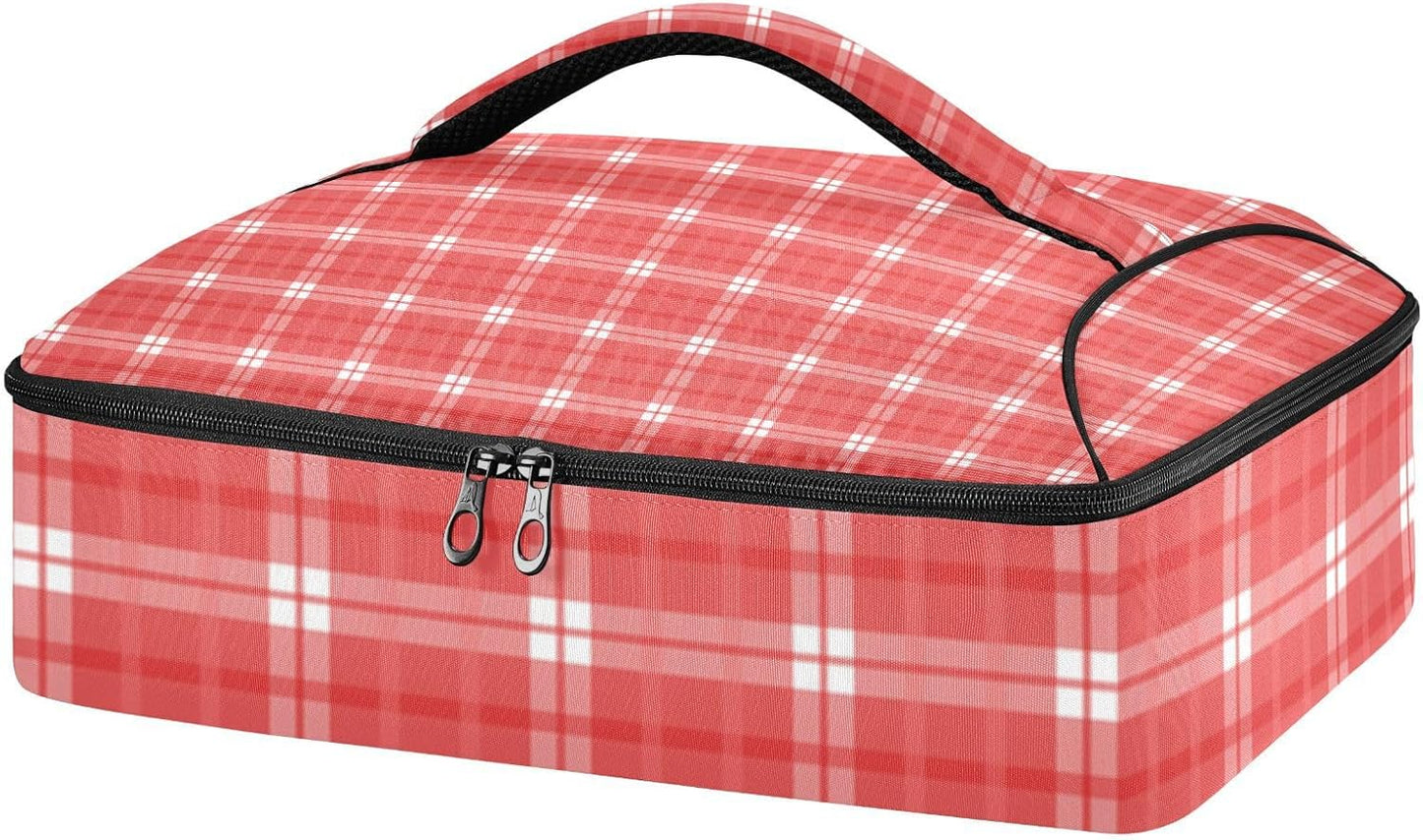 Casserole Carriers for Hot or Cold Food Reusable Casserole Dish Carrier Insulated Thermal Large Capacity Durable Perfect for Party Camping Family Gatherings Yellow Fish