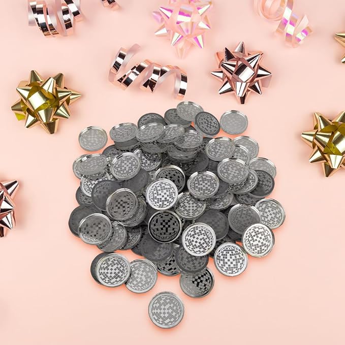 Confetti - Engraved Wood - Rustic Wooden Wedding Decor Party Table Scatter Decorations (Disco Ball Confetti)