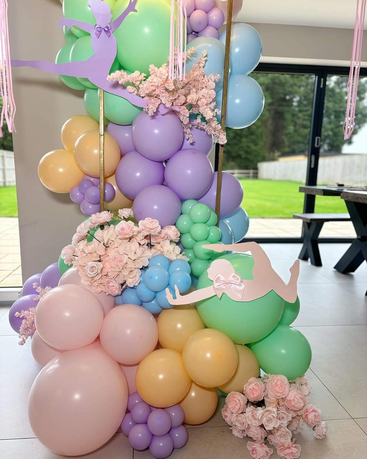 Paready Pastel Balloons Set, 60Pcs Easter Balloons, 12 Inch Macaron Pink Teal Blue Yellow Orange Confetti Balloon Helium for Rainbow Bridal Baby Shower Anniversary Easter Day Birthday Party decoration