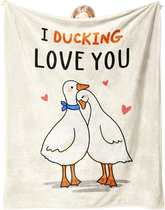 I Love You Gifts for Her Him, Gifts for Girlfriend Boyfriend Birthday Anniversary, Soft Flannel Love Blanket, Christmas Valentines Anniversary Romantic Gifts for Women Men - 50 x 60 inches