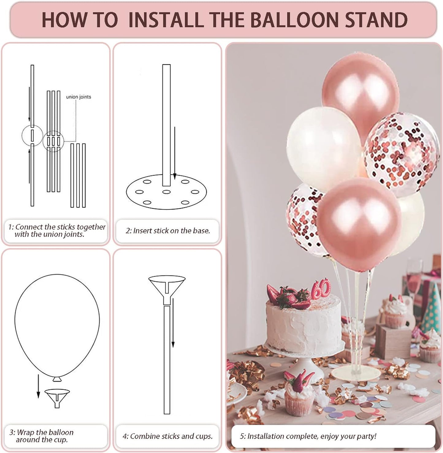 236 Pcs Birthday Decorations For Women, Rose Gold Party Decorations Kit For Girls Or Women - Butterfly, Hanging Swirl, Balloon Stand, Sash, Tiara, Banner, Balloon, Tableware For 25 Guest