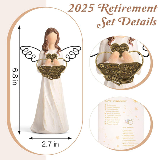 Retirement Gift for Woman 2025 - Happy Retirement Gifts for Teacher Coworker Nurses Boss Mom Grandma Sister Retirees Women Retirement Party Decorations