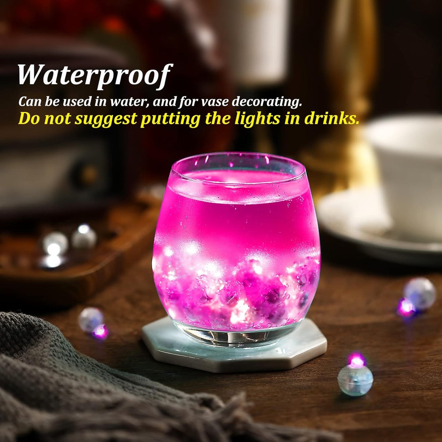 ZGWJ 200PCs Mini Led Lights,Led Balloons for Party Decorations Neon Party Paper Lantern Easter Eggs Birthday Party Wedding Halloween Christmas Decoration