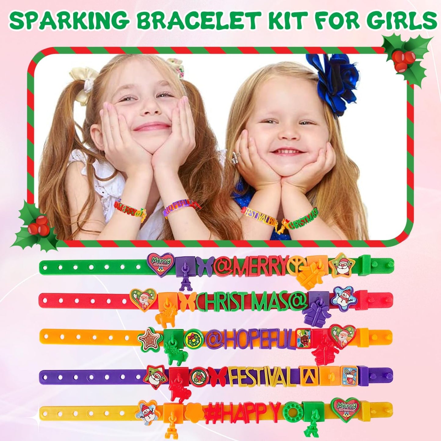 Art & Craft Kits for Kids, DIY Friendship Bracelet Making Kit for Girls, Jewelry Making, Christmas Gifts for Ages 5-12, Toys for Ages 5, 6, 7, 8, 9, 10, 11, 12 Years Old, Party Craft Activity