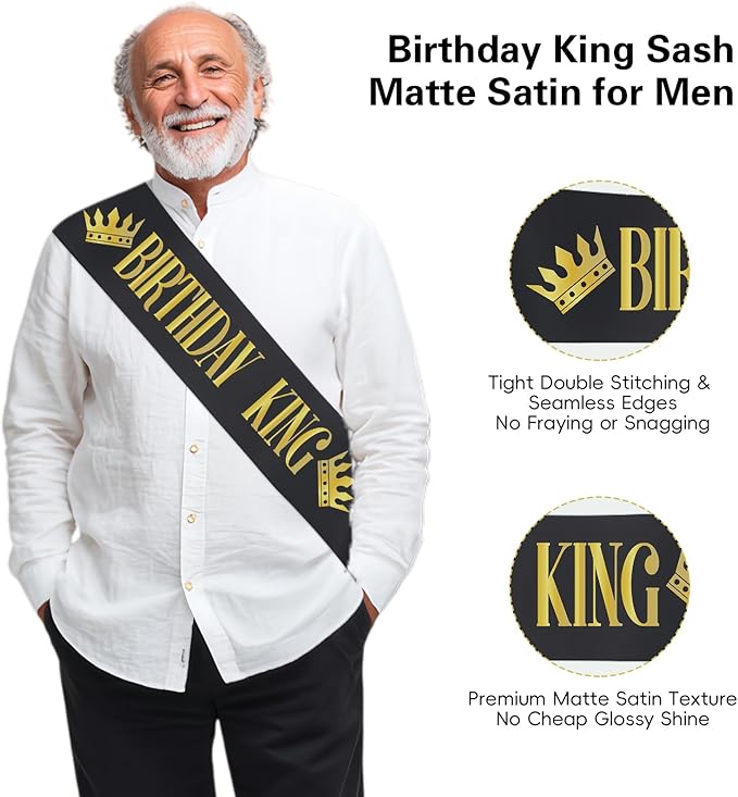 70th Birthday Decorations for Men, Black Gold Back in 1956 Party Supplies with Banner, Backdrop, Sash, Balloons, Cake Topper, Honeycomb Centerpieces, Happy 70th Birthday Party Decorations Kit