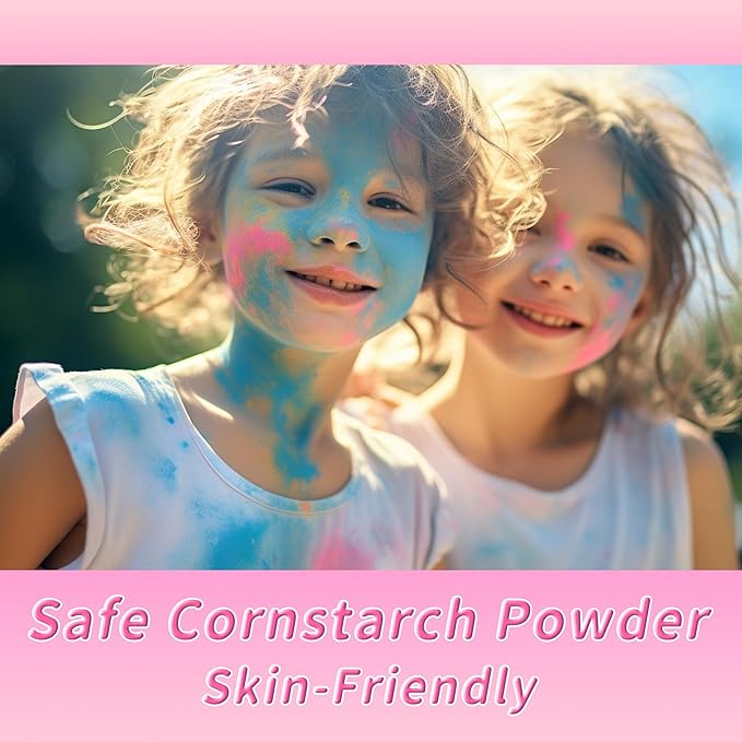 Black-out Gender Reveal Powder- 1 lb Pink & 1 lb Blue Powder – Perfect for Baby Gender Reveal, Car Burnout, Color Toss, Photoshoots, Helicopters
