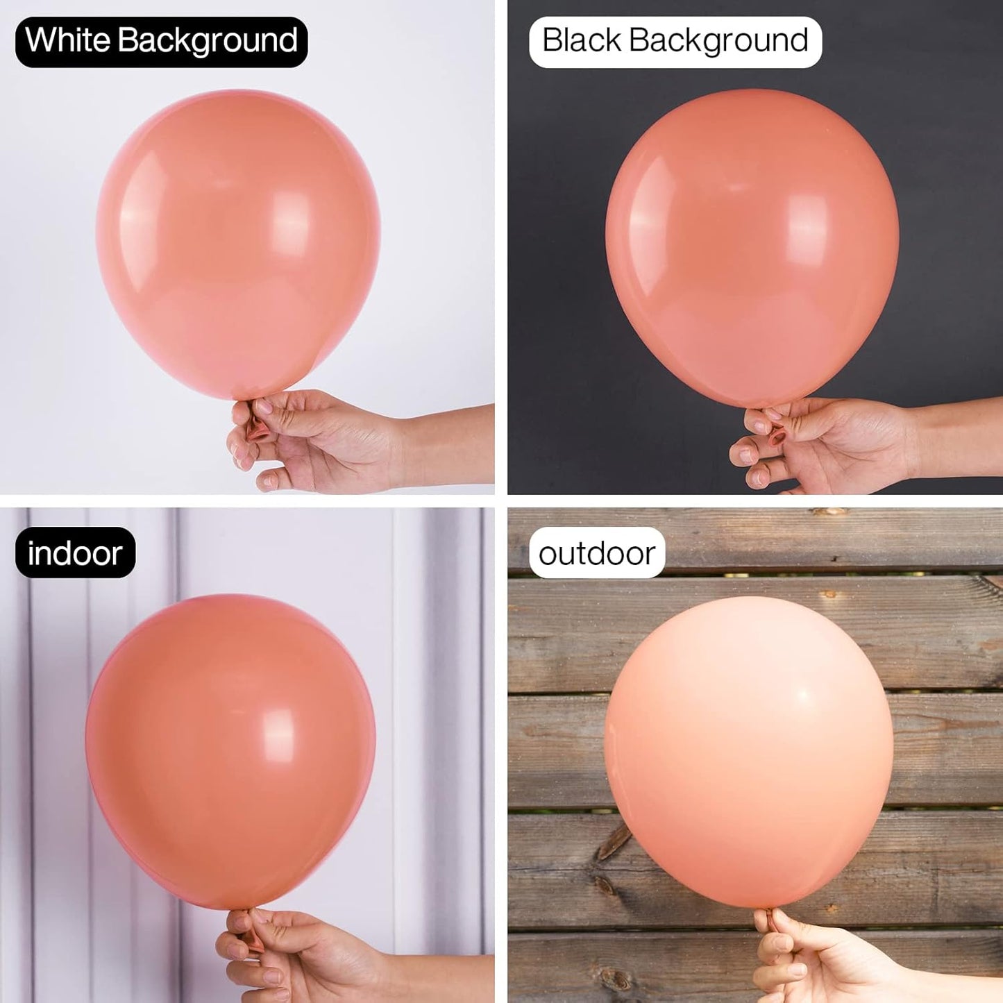 PartyWoo Dusty Pink Balloons 50 pcs 12 Inch Blush Pink Dusty Rose Latex Helium Balloons for Baby Shower Bridal Shower Gender Reveal Boho Theme Princess Birthday Party Decorations Pink-F01