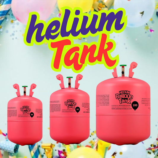 22L Helium Tank for Balloons at Home, Premium 99.99% Pure Helium Gas Kit, Inflates 100 9“Latex Balloons, Ideal for Birthdays, Weddings, Baby Showers (1-Pack)