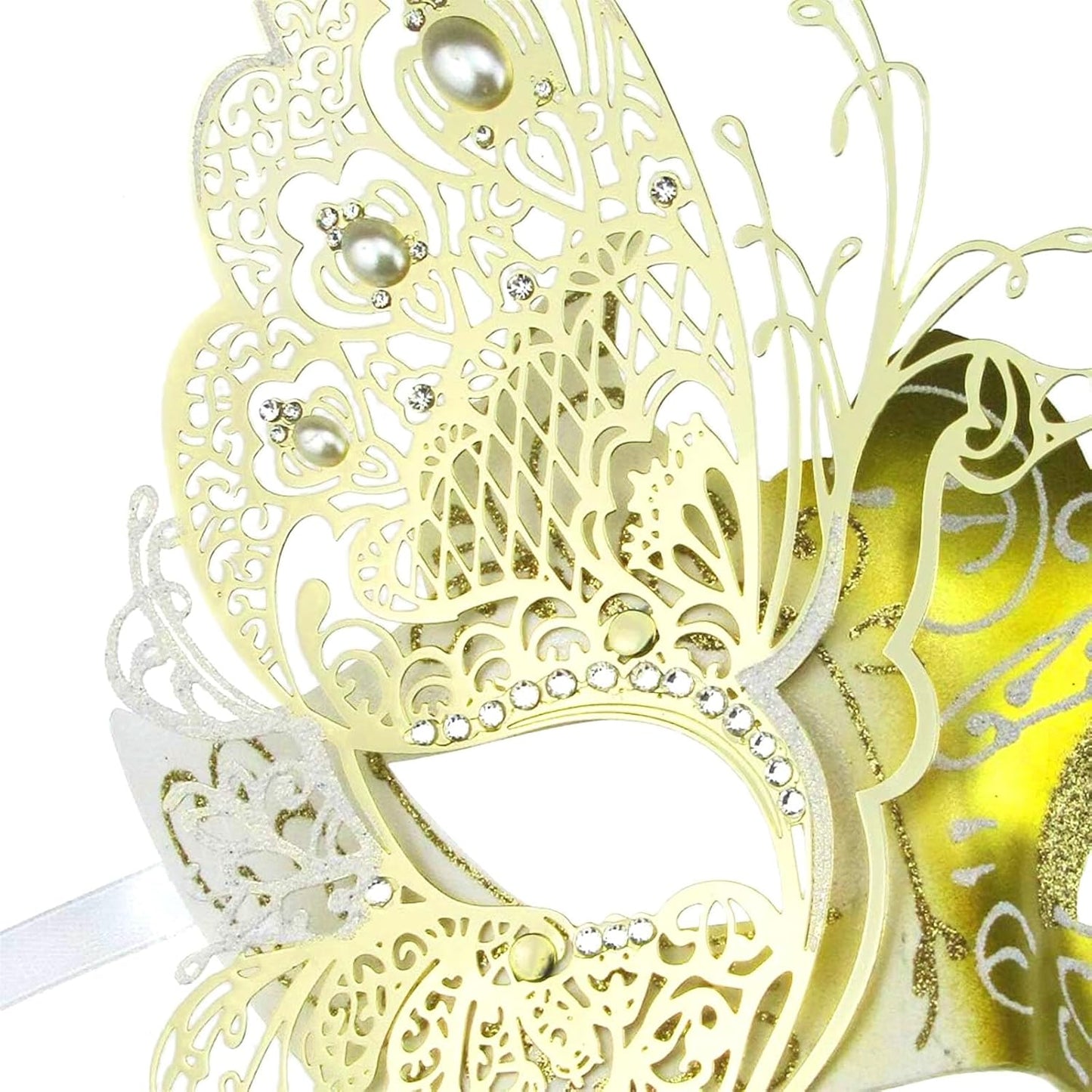 Mysterious Venetian Butterfly Lady Masquerade Halloween Party Mask Evening Prom Ball Mask Bar Costumes Accessory