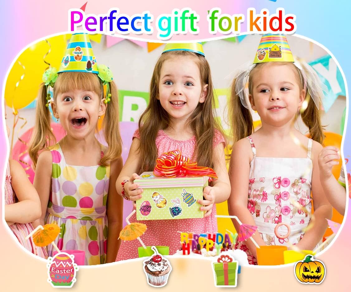 Stickers for Water Bottles, 300PCS Water Bottle Stickers for Kids, Waterproof Vinyl Stickers, Cute Stickers Pack