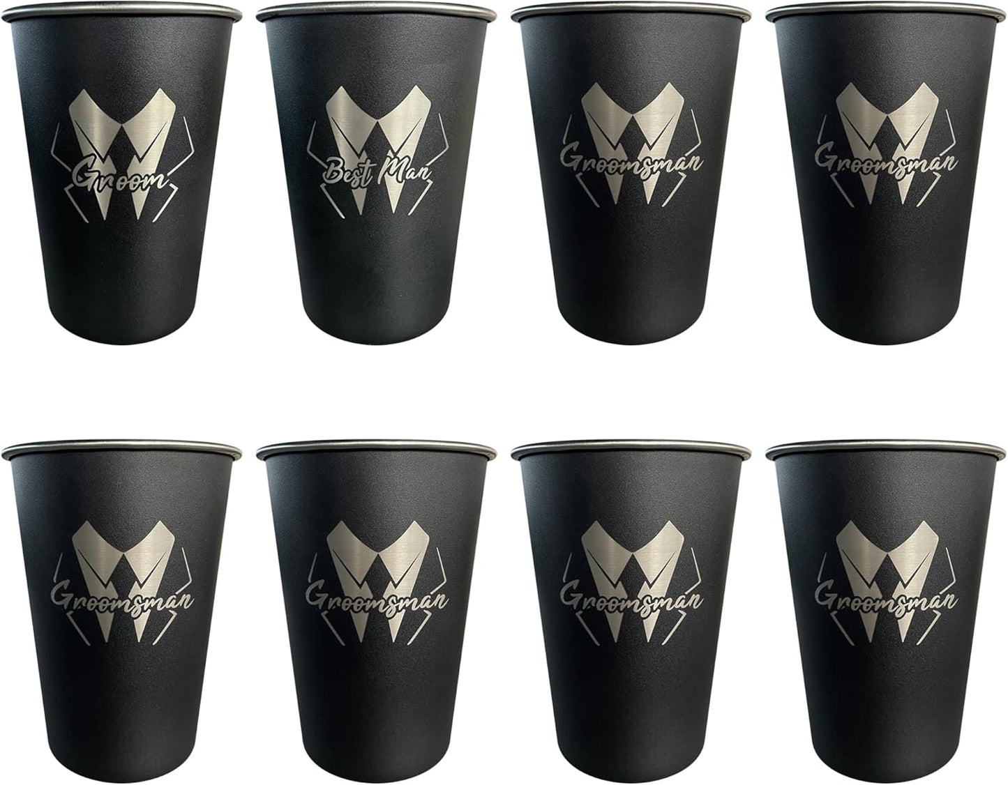 TEAM GROOM Groomsmen Gifts Cups 8 pcs Bachelor Party Favors Groomsmen Tumblers（LJ-H）