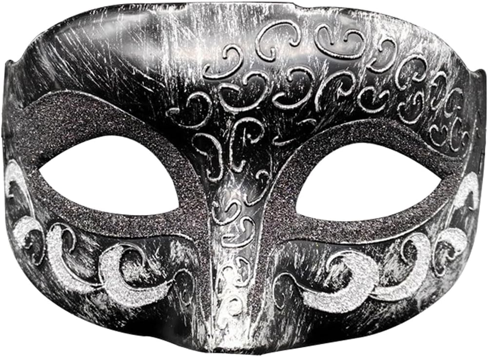 Couple Masquerade Mask Set - Venetian Style Masks for Halloween, Costume Parties and Carnival