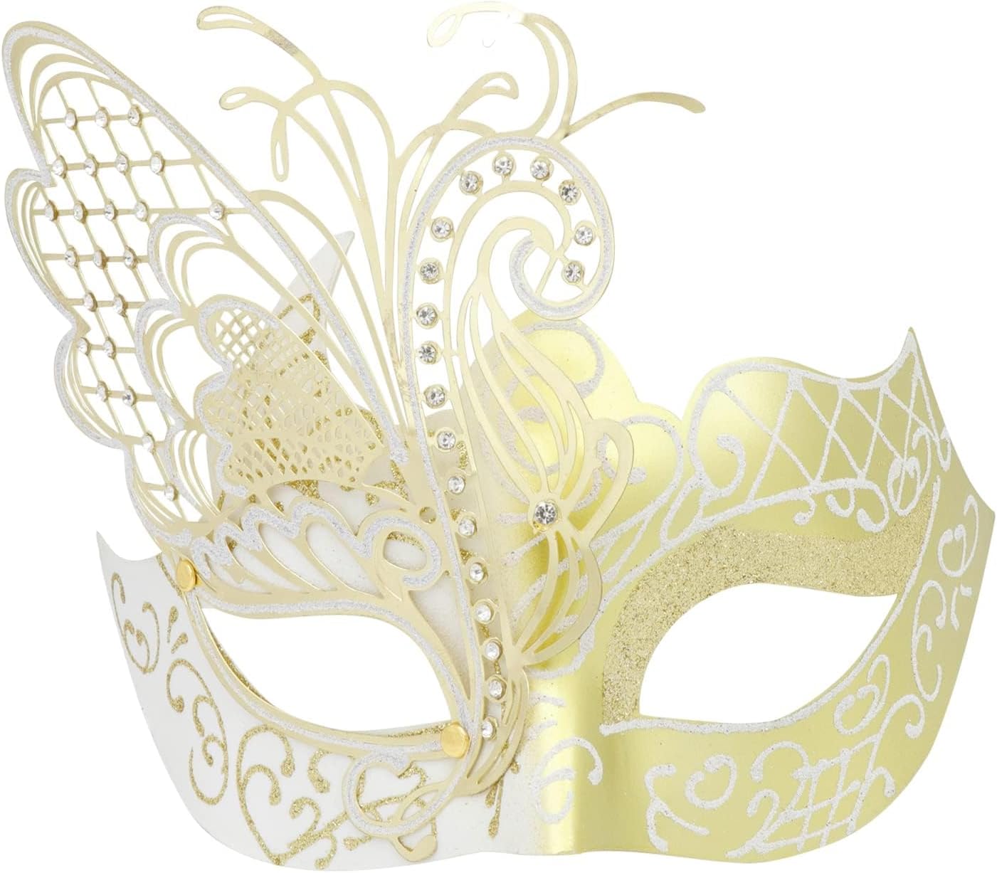 Mysterious Venetian Butterfly Lady Masquerade Halloween Party Mask Evening Prom Ball Mask Bar Costumes Accessory