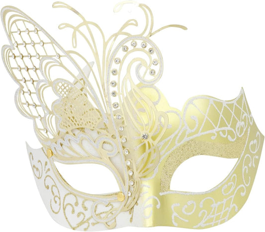 Mysterious Venetian Butterfly Lady Masquerade Halloween Party Mask Evening Prom Ball Mask Bar Costumes Accessory