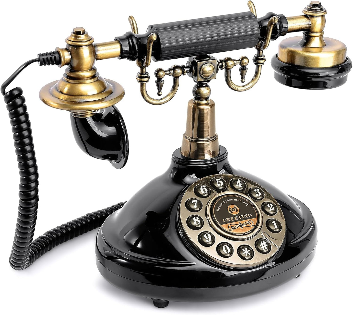 Audio Guest Book Wedding Phone (Black)