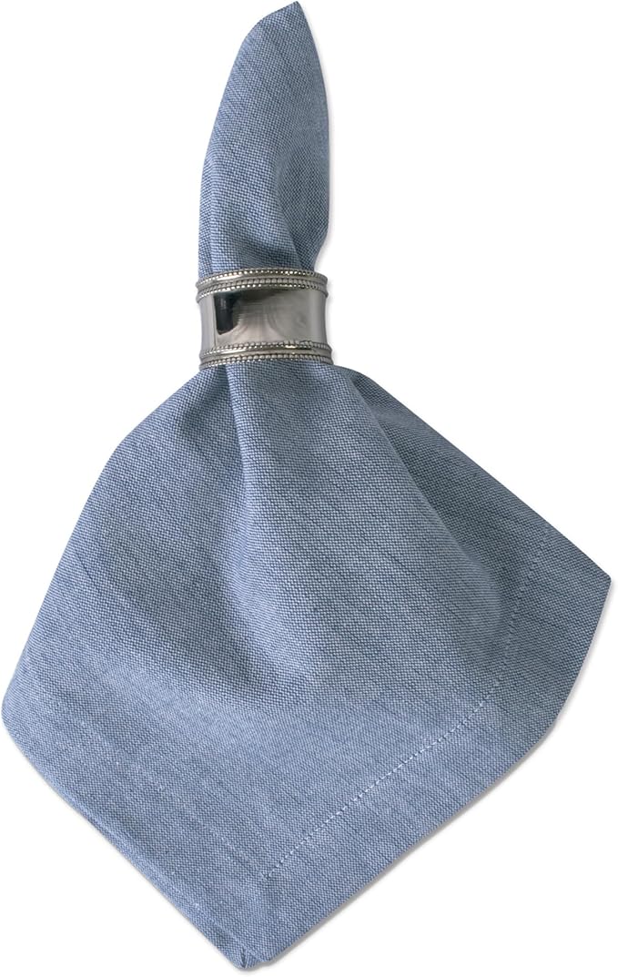 DII Chambray Kitchen, Tabletop Collection, Blue, Napkin Set