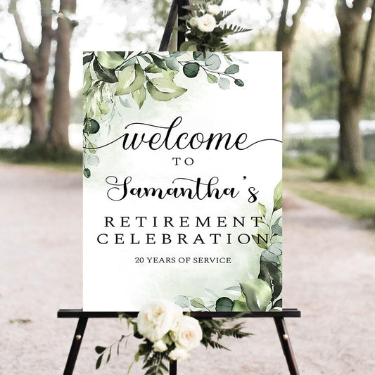 Personalized Retirement Yard Sign, Retirement Celebration Welcome Sign, Retirement Party Sign, Retirement Decorations, Retirement Outdoor Sign, Retirement Home Decor, Retirement Celebration Sign #20
