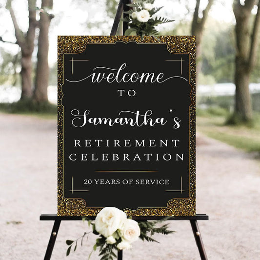 Personalized Retirement Yard Sign, Retirement Celebration Welcome Sign, Retirement Party Sign, Retirement Decorations, Retirement Outdoor Sign, Retirement Home Decor, Retirement Celebration Sign #22
