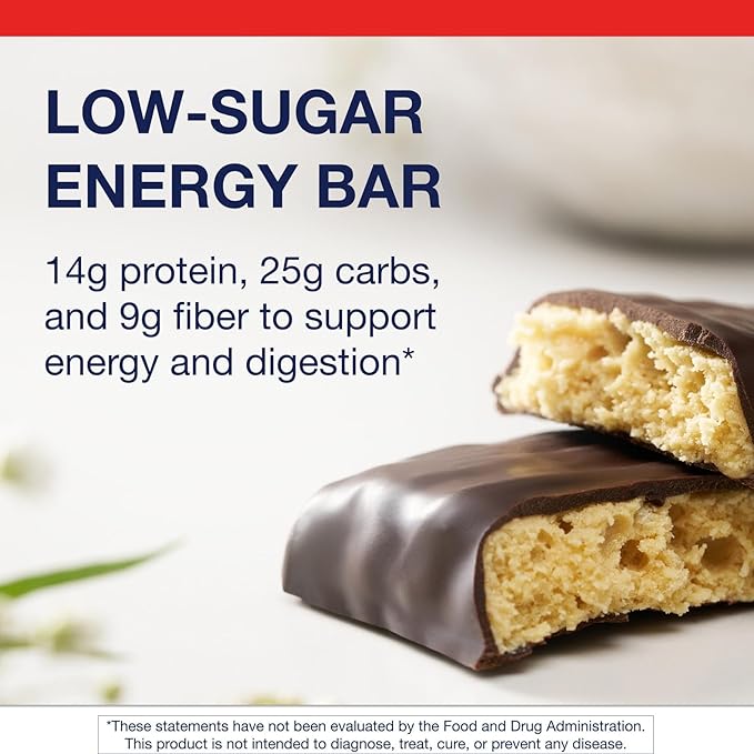 Metagenics Ultra Energy Bars - Helps Sustain Energy, Caramel Sea Salt Flavored | 12 Bars