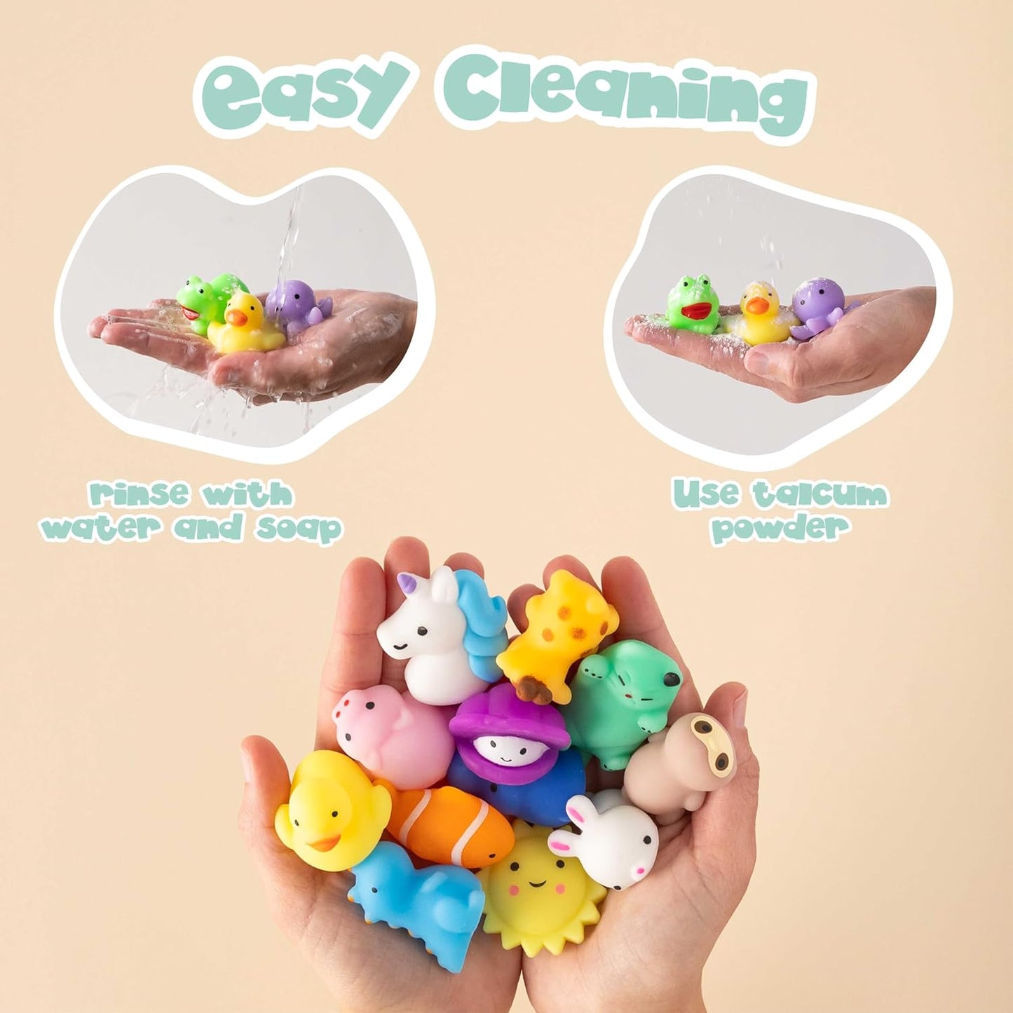 BONNYCO Mochi Squishy Toys Bulk for Kids Party Favors Pack 40. Goodie Bags Stuffers for Kids 3-5 4-8, Return Gifts Birthday Party. Squishy Fidget Toys, Pinata Stuffers Birthday Boys Girls Kawaii