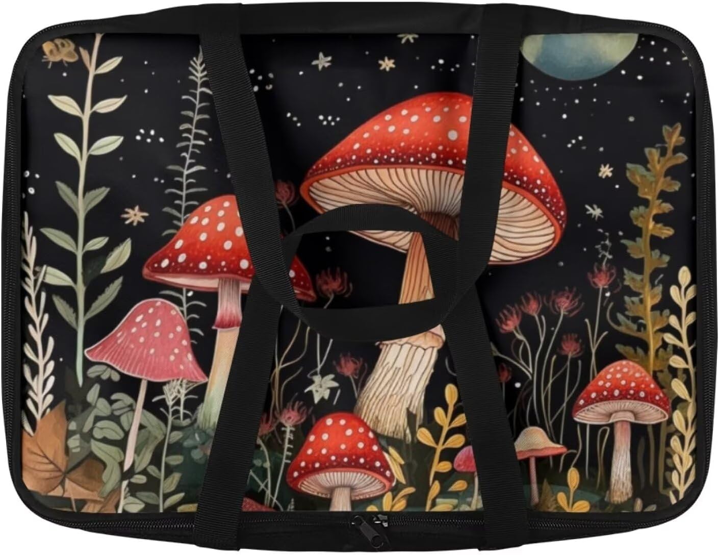Mushroom Insulated Casserole Carriers for Hot or Cold Food Casserole Dish Carrying Case with Heat Resistant Lining Reusable Food Carrier Fits 11 x 15 or 9 x 13 Baking Dish