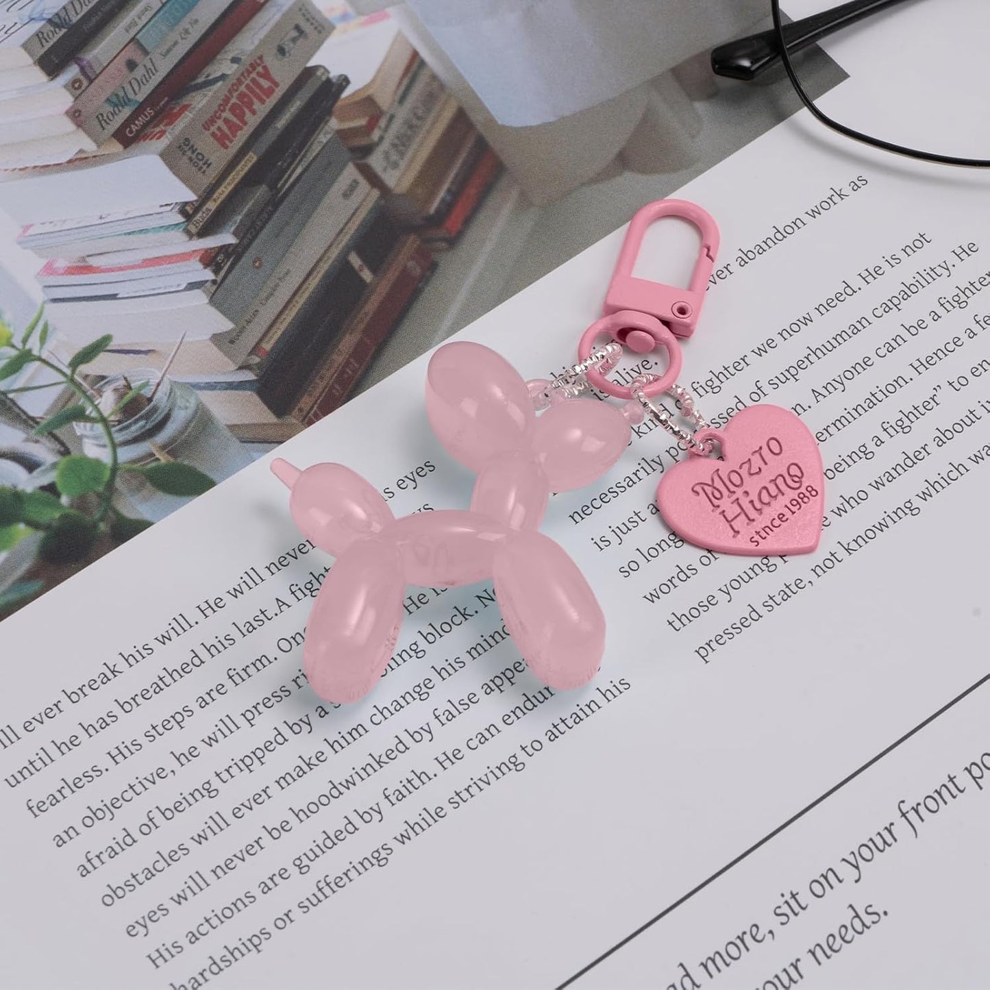 Balloon Dog Keychain Cute Bag Charm Handbag Purse Key Accessories