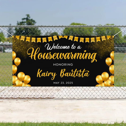 Personalized Housewarming Party Welcome Banner Decorations Double Sided Printing And Various Sizes #15
