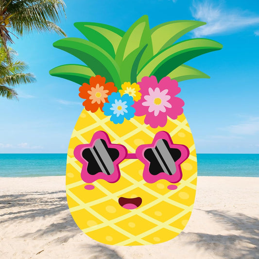 Pineapple Inflatable Blow UP Pineapple Outdoor Decor Giant Pool Beach Party Inflatable Yard Decoration with LED Lights Custom Size 8-15FT