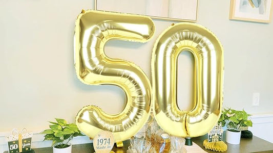 Number 0 Balloons 40 Inch Light Gold Number Balloons for 10 20 30 40 50 60 70 80 90 100 Numbers Balloon Birthday Decorations Wedding Event Baby Shower