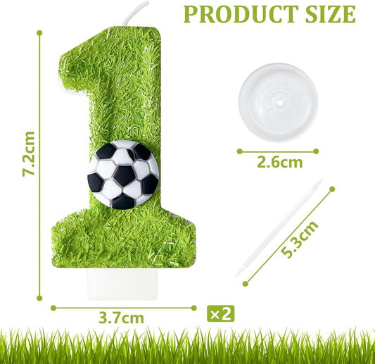 Birthday Candles Numbers，Soccer Birthday Decorations，Suitable for Girl and boy Cake Toppers, Wedding Cakes, Anniversaries, Party Celebrations, Birthday Decorations (Number 11)