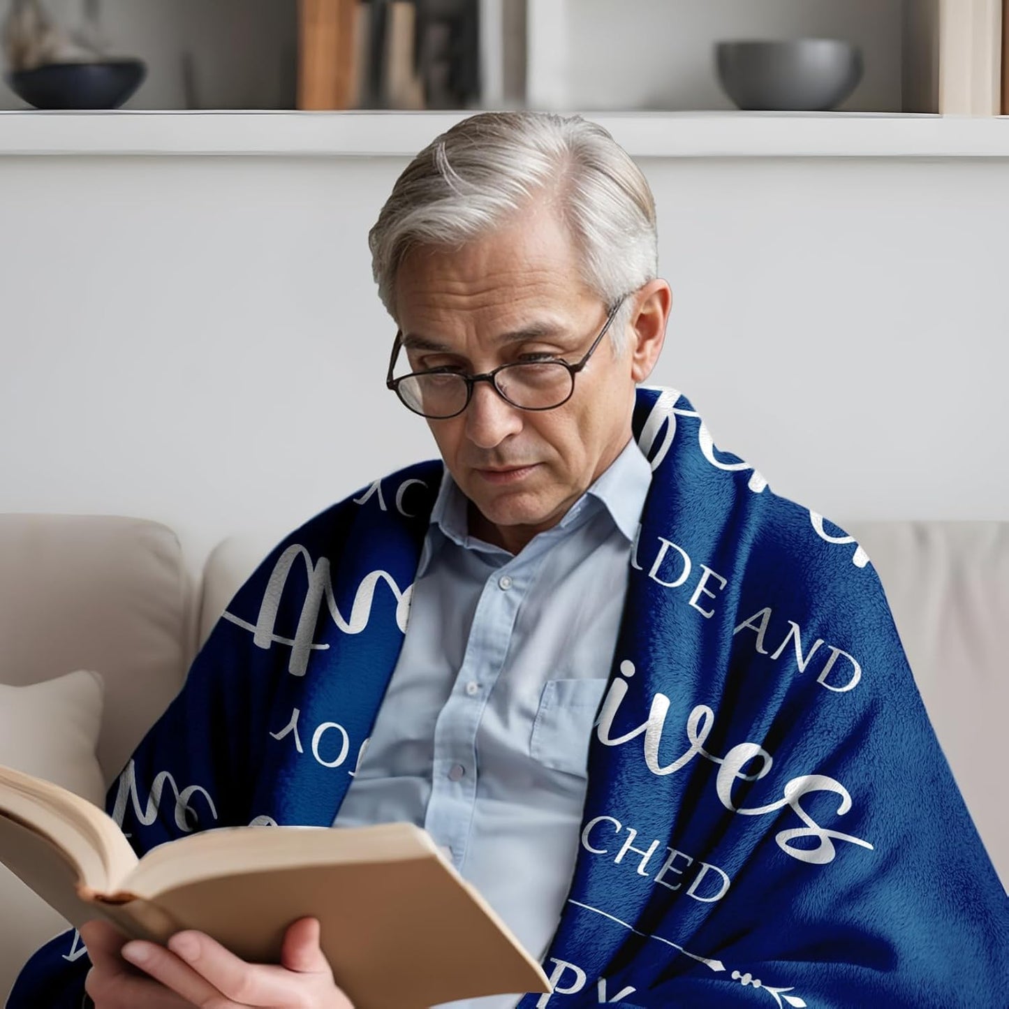 Retirement Gifts for Men 2025 - Soft Flannel Men Retiremet Blanket 50 x 60 inches - Best Retired Gifts Ideas for Teacher Nurse Friend Coworker Grandpa Grandma Dad Mom