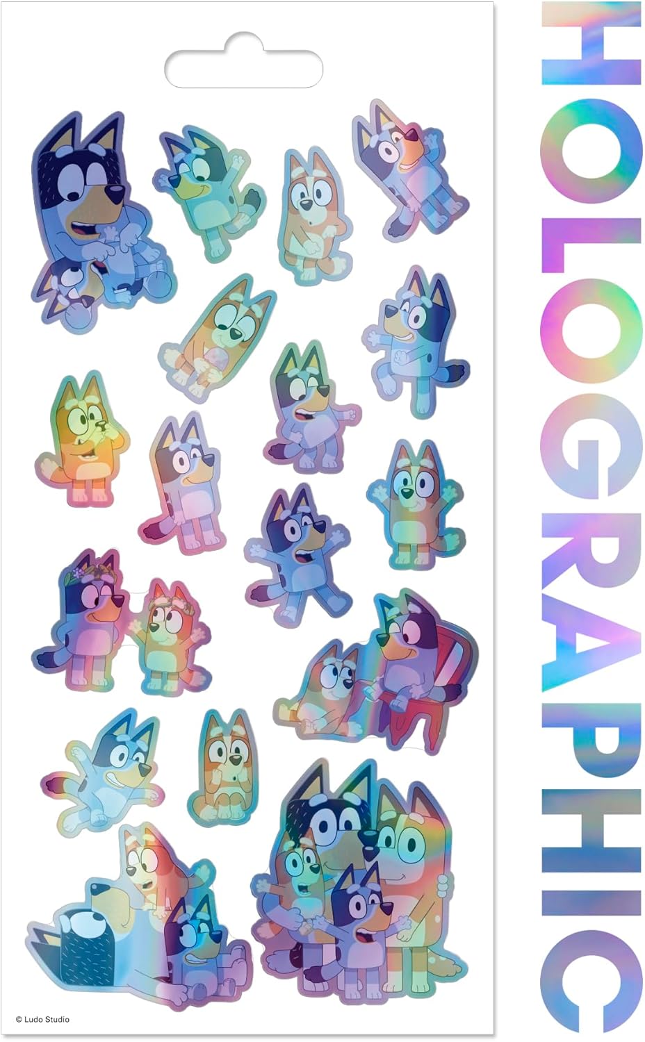 Bluey Holographic Stickers Pack