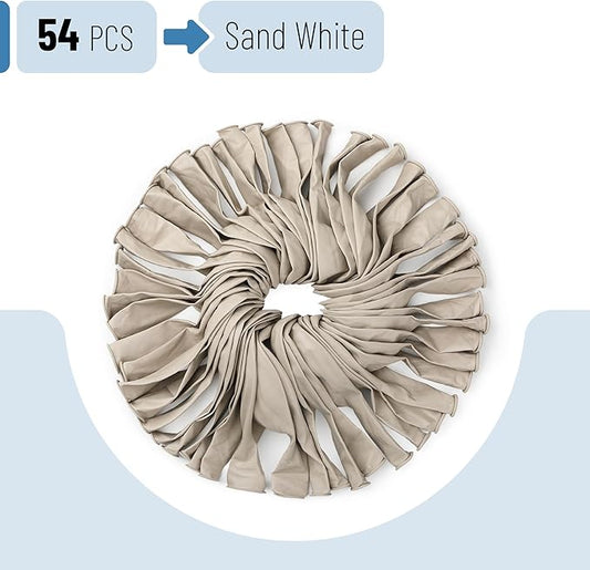 Mr. Pen- Balloons, 12 Inch, 54 Pack, Sand White, Party Balloons
