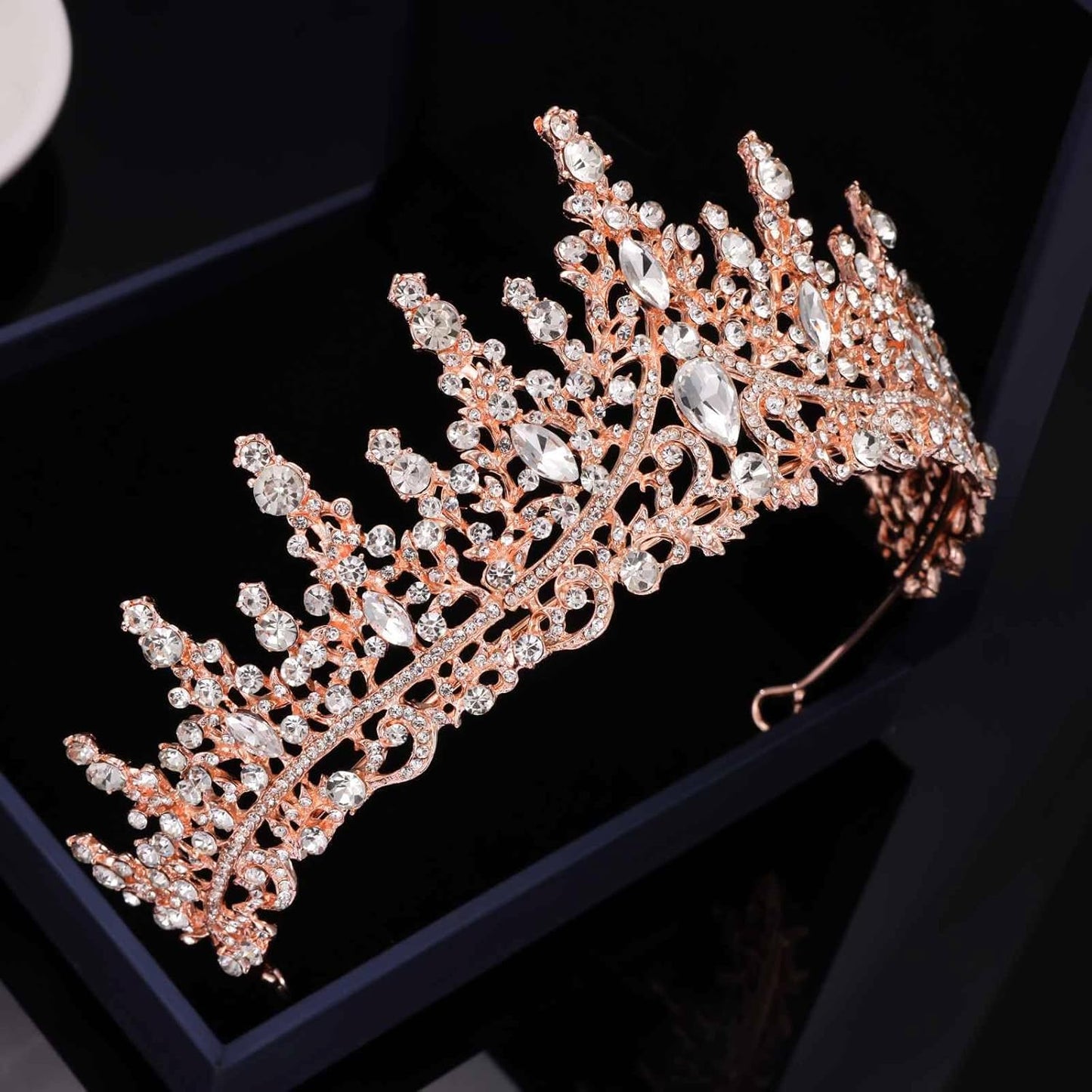 Kamirola Crystal Crowns and Tiaras Headband for Girl or Women Birthday Party Wedding Prom Bridal Halloween Christmas （TR19）