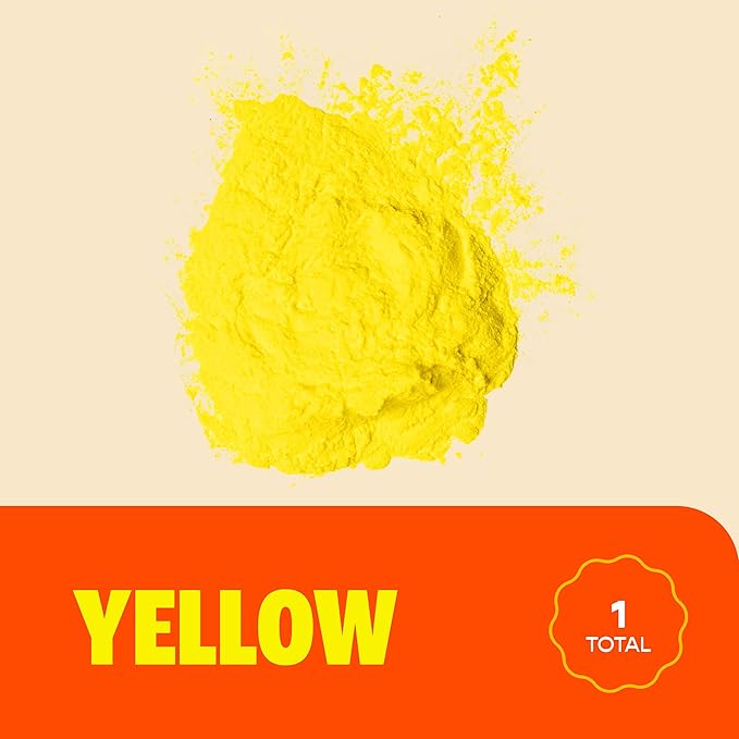 Chameleon Colors 25 lb. Color Powder - 1 Pack - Vibrant Yellow Color - for 15-20 People - Non-Toxic & Gluten-Free - for Holi, Color Wars, Fun Run, Gender Reveal, Summer Camp & More