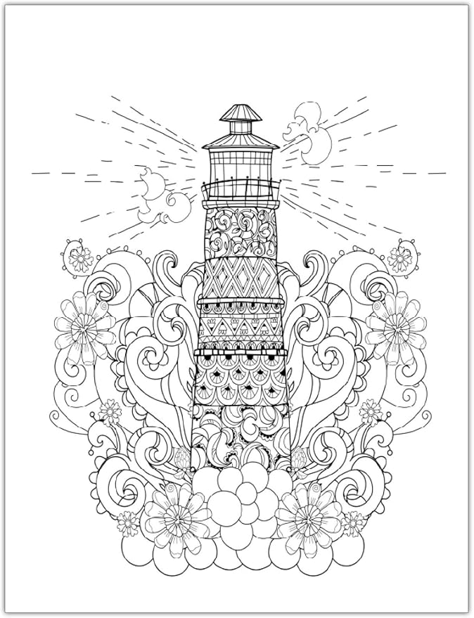 ZOCO Oceans – Custom Coloring Books – 150 Bulk Pack with Pencils – Relaxation Gifts for Adults, Seniors & Teens – Great for Wellness Programs, Group Activities & Assisted Living – Add Your Imprint