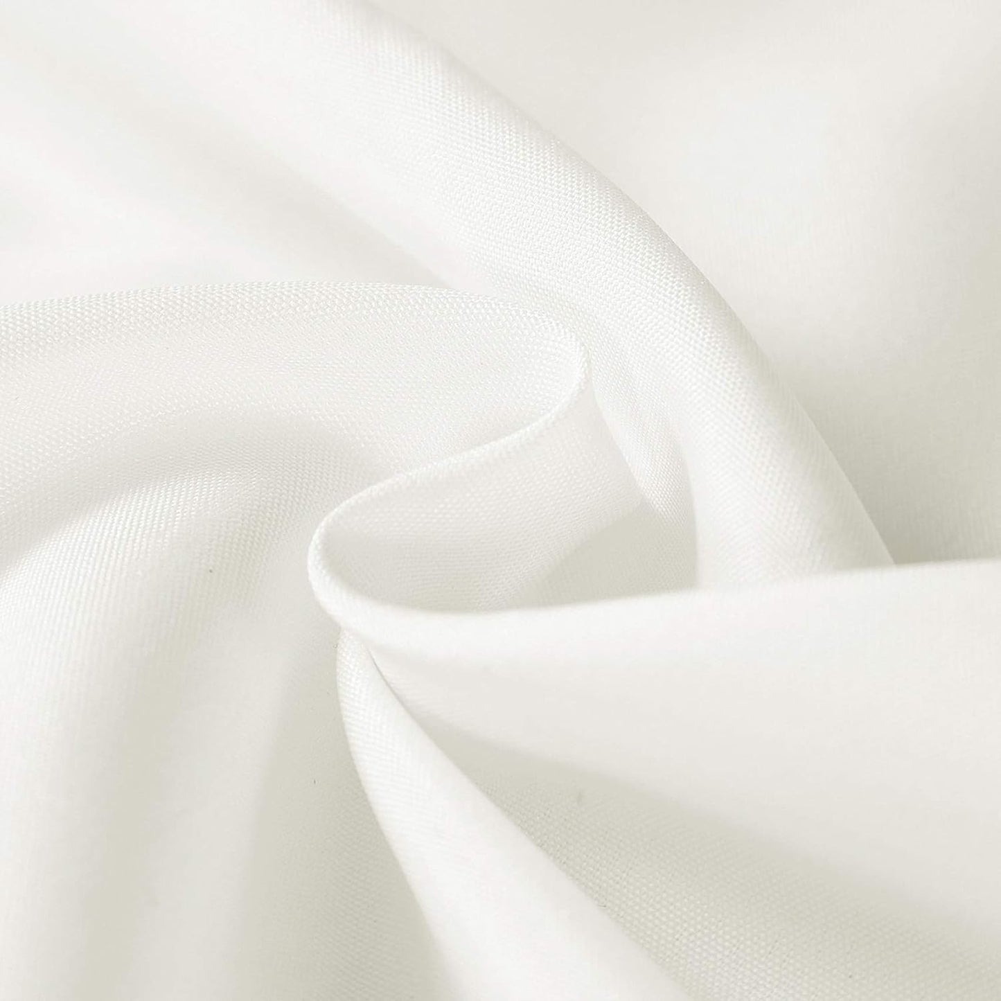 90 inch Round Tablecloth Washable Polyester Table Cloth Decorative Table Cover for Wedding Party Dining Banquet（90 inch,Ivory）