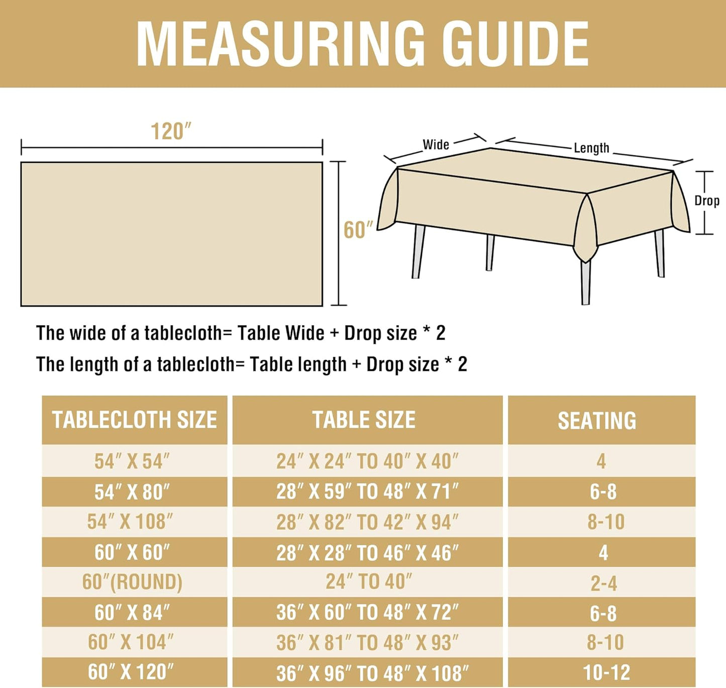 H.VERSAILTEX Linen Table Cloths Rectangle 60 x 120 Inch Premium Tablecloth Spill-Proof Waterproof Table Cover for Dining Buffet Feature Extra Soft and Thick Fabric Wrinkle Free, Sage