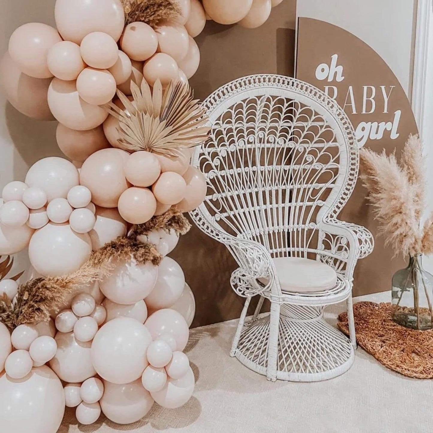 100pcs Sand White Balloons 18 inch +12 inch +10 inch +5 inch Party Nude White Balloon Birthday Balloons Baby Shower Decorations Wedding bulk