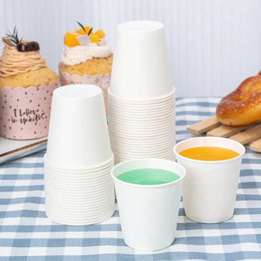 RACETOP [600 Pack] 3 oz Bathroom Paper Cups, Disposable Paper Cups, Small Mouthwash Cups, Ideal for Bathroom