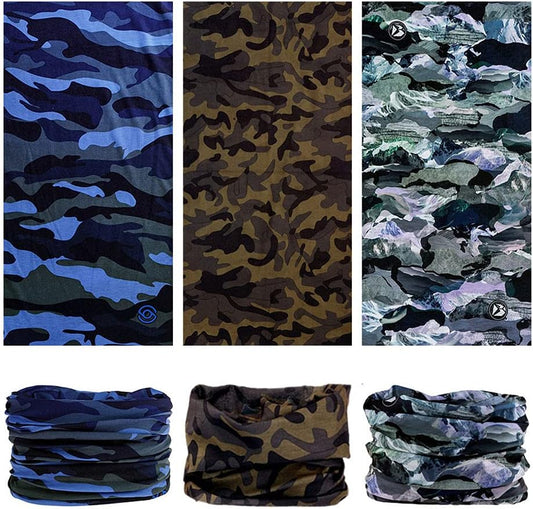 Headband Neck Gaiter Head Wrap Headwear Face Mask Magic Scarf Bandana for Men and Women