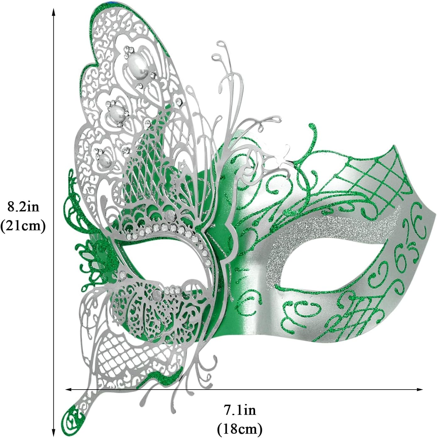 Mysterious Venetian Butterfly Lady Masquerade Halloween Party Mask Evening Prom Ball Mask Bar Costumes Accessory