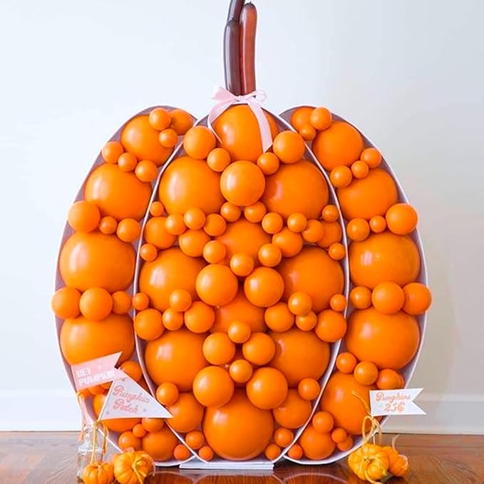PartyWoo Orange Balloons 85pcs Different Sizes of 18 12 10 5 Inch Matte Fall Balloon Arch Kit Garland for Thanksgiving Halloween Little Cutie Baby Shower Birthday Party Decorations Orange-Y9