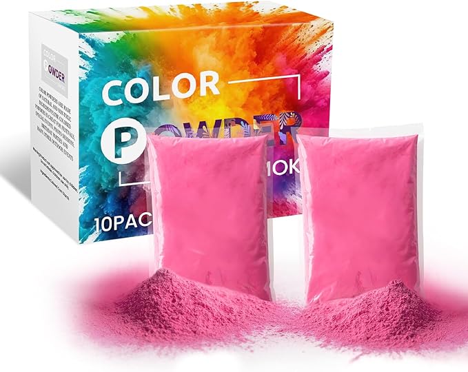 Gender Reveal Powder Pink 2 Pounds of Burnout Powder for Gender Reveal Party Ideas Burnout Gender Reveal Powder Smoke Colored Powder Kit for Car Motorcycle Burnout Photoshoot Festival (2pink)