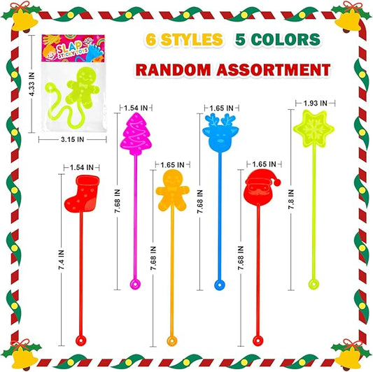 Winter Party Favors Supplies for Toddlers 60 PCS, Bulk Sticky Hands Toys Gifts for Kids, Goodie Bag Stuffers Fillers for Valentines, Small Classroom Non Candy Treats Prizes Trinkets for Boys Girls
