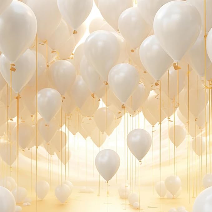 Mr. Pen- Balloons, 12 Inch, 54 Pack, Sand White, Party Balloons