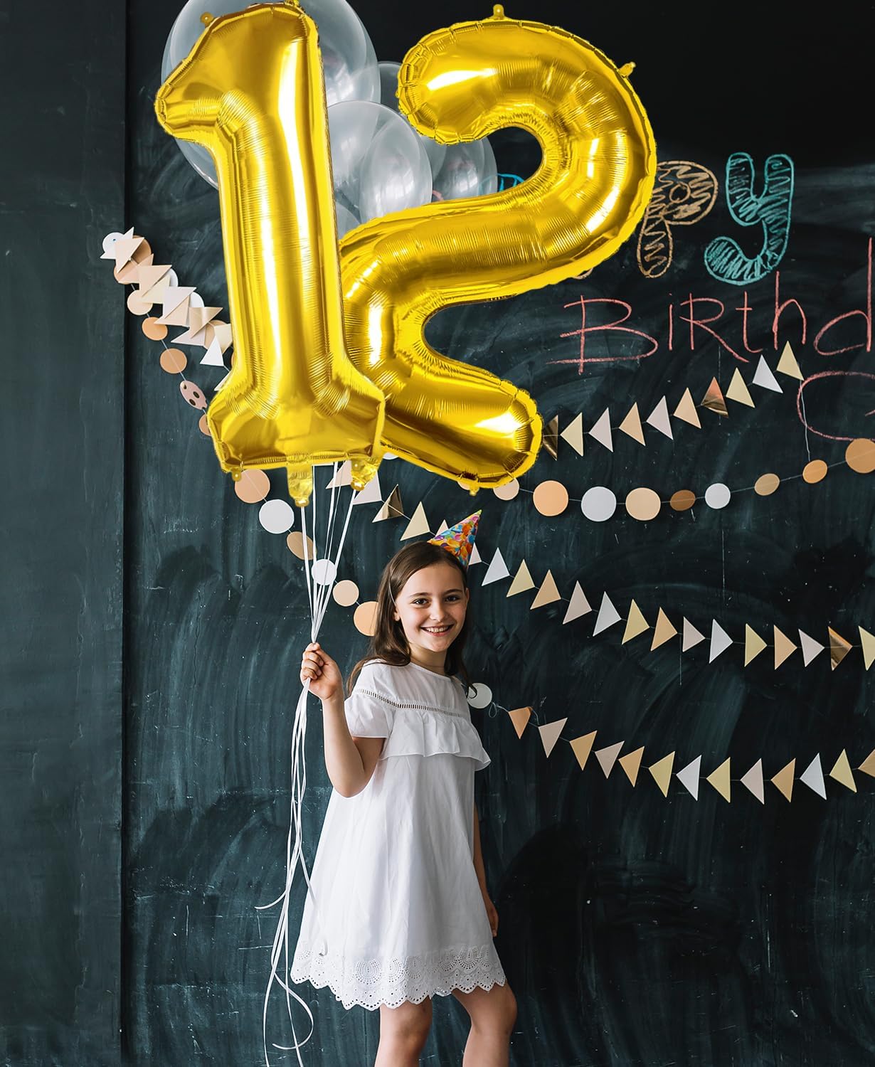 Smlpuame 40 inch Number Balloon 0-9 Gold Large Number 29 Balloons,Digital Balloons for Birthday Party Celebration Decorations Supplies, Helium Foil Number Balloons for Wedding Anniversary